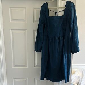 Elegant Blue Women's Dress